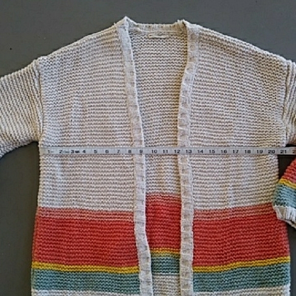 Marine Layer Karolina Multicolor Striped Cardigan Sweater - Picture 4 of 9